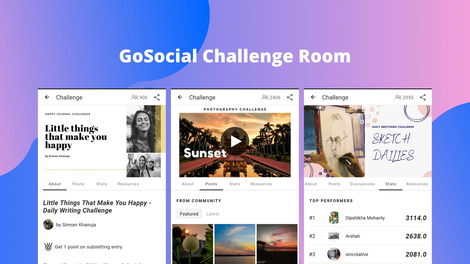 featured image thumbnail for post All You Need To Know For Hosting Your Challenge Room on GoSocial